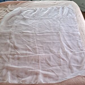 Elegant White Sheer Swim SARONG